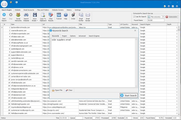 Free Email Extractor Download √ Free Email Spider Software